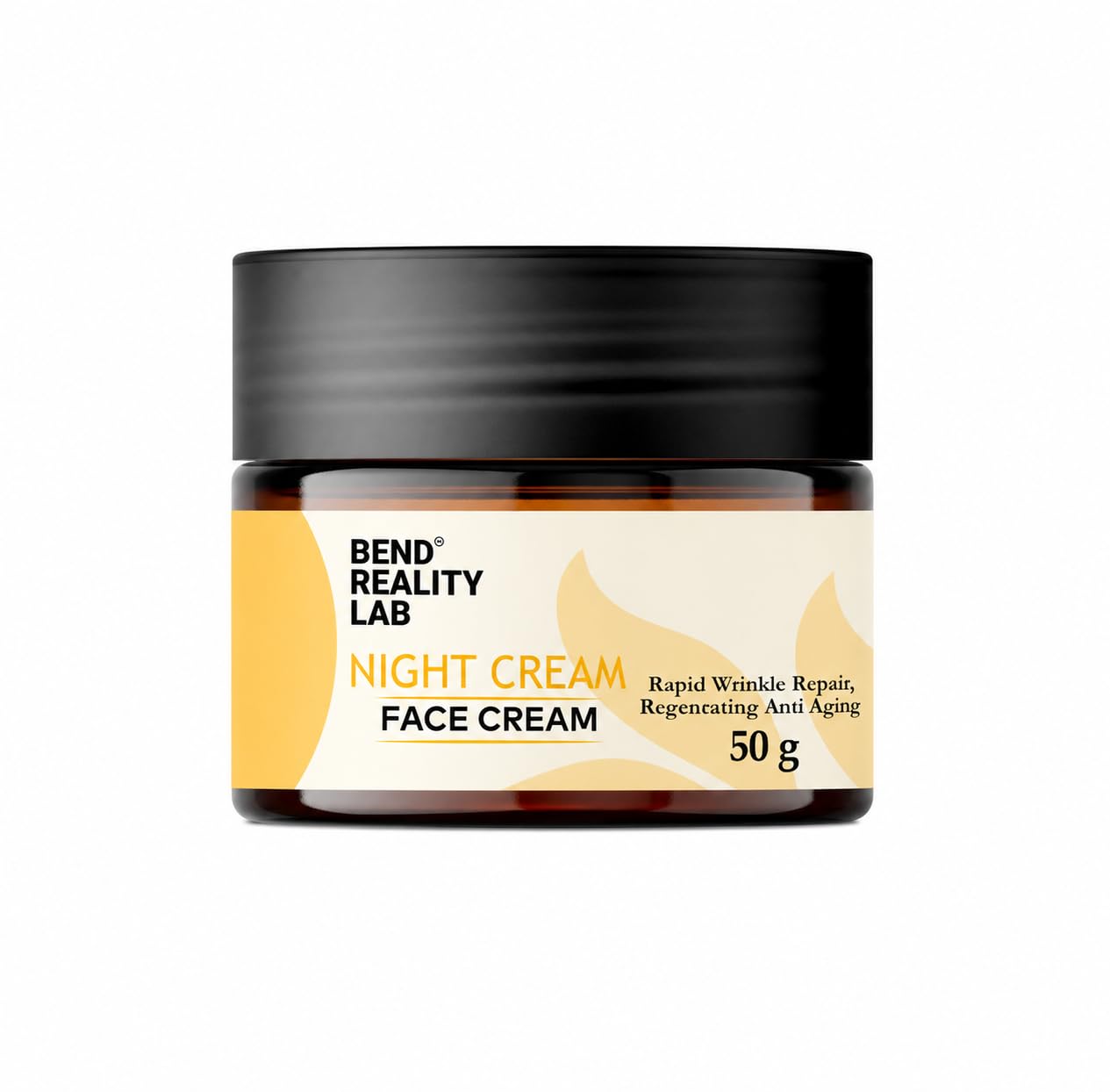 Bend Reality Lab Night Cream Face Cream, Rapid Wrinkle Repair, Regenerating Anti Aging, 50 g