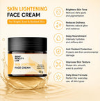 Bend Reality Lab Skin Lightening Face Cream with Glutathione, Alpha Arbutin, Vitamin-C, B3, E, 50g