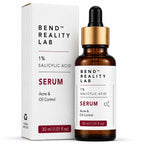 Bend Reality Lab 1% Salicylic Acid Serum | Clears Acne, Unclogs Pores & Controls Oil | BHA Face Serum for Oily & Acne-Prone Skin | 30 ml