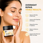 Bend Reality Lab Night Cream Face Cream, Rapid Wrinkle Repair, Regenerating Anti Aging, 50 g