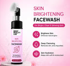 Bend Reality Lab Skin Brightening Facewash with Silicone Brush, Glowing Hydration, 150 ml