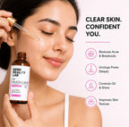 Bend Reality Lab 1% Salicylic Acid Serum | Clears Acne, Unclogs Pores & Controls Oil | BHA Face Serum for Oily & Acne-Prone Skin | 30 ml