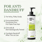 Bend Reality Lab Anti Dandruff Shampoo, All Hair Types, Deep Cleanse, Dandruff Protection, 200 ml