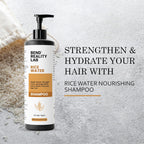 Bend Reality Lab Rice Water Shampoo, All Hair Types, Deep Cleanse, Dandruff Protection, 200 ml