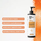 Bend Reality Lab Rice Water Conditioner, Repairs Damage, Deep Hydration, Reduces Frizz, All Hair Types, 200 ml