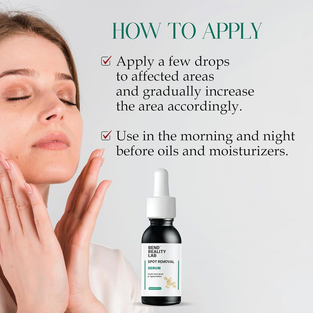 Bend Reality Lab Spot Removal Serum, Treats Dark Spots & Pigmentation, 5-in-1 Solution, 30ml