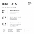 Bend Reality Lab Sunscreen SPF 50+PA++++ | Broad Spectrum UVA & UVB Protection | Lab Tested | No White Cast | Non-Greasy | For Men & Women