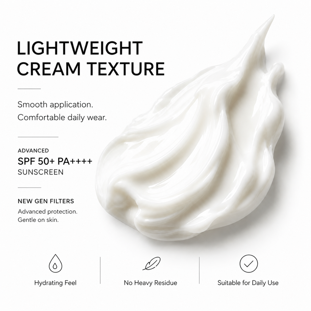 Bend Reality Lab Sunscreen SPF 50+PA++++ | Broad Spectrum UVA & UVB Protection | Lab Tested | No White Cast | Non-Greasy | For Men & Women